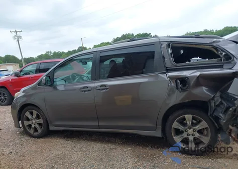 2012 Toyota Sienna Se 8 Passenger from USA, damaged, VIN 5TDXK3DC2CS235211